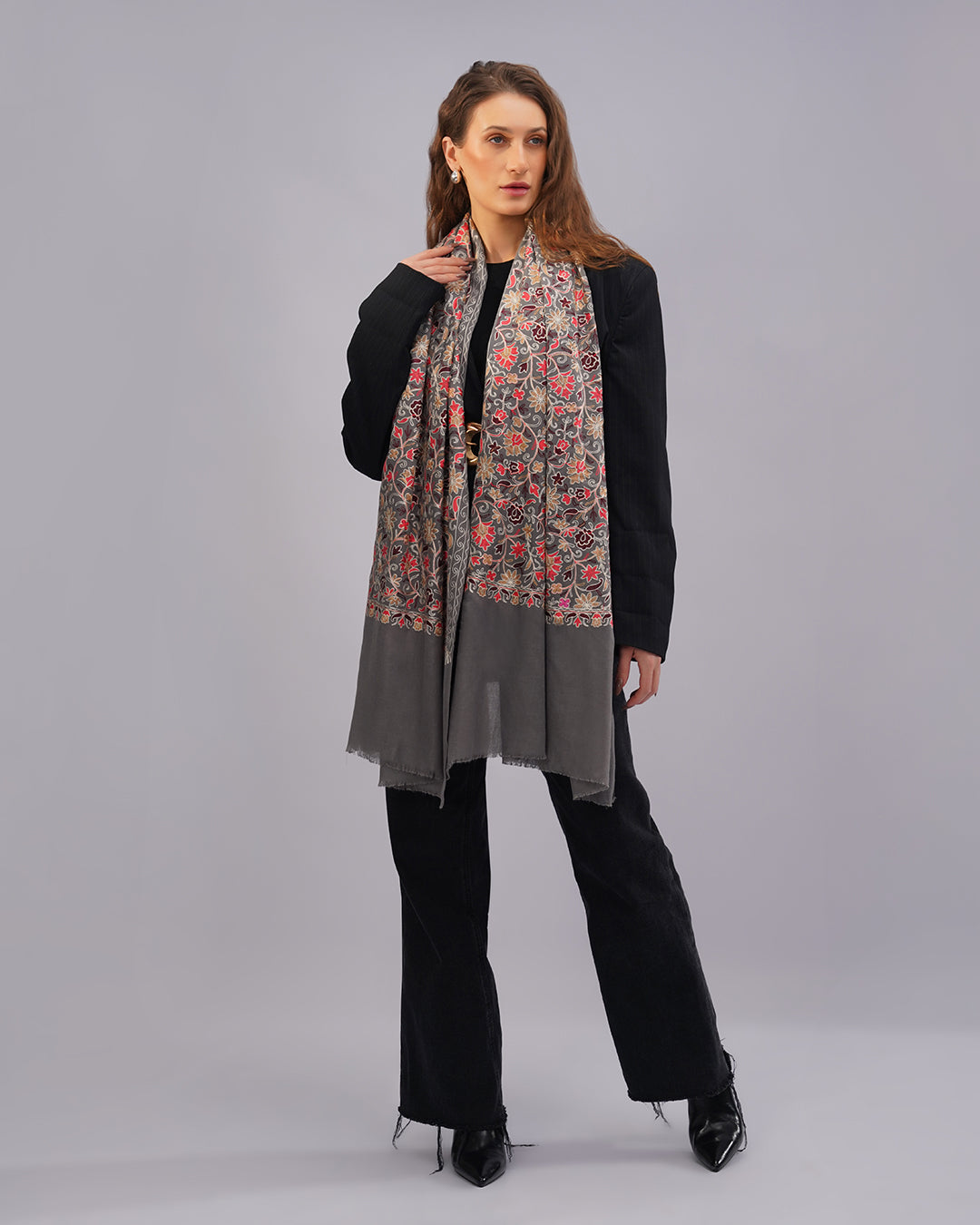 Charcoal Floral