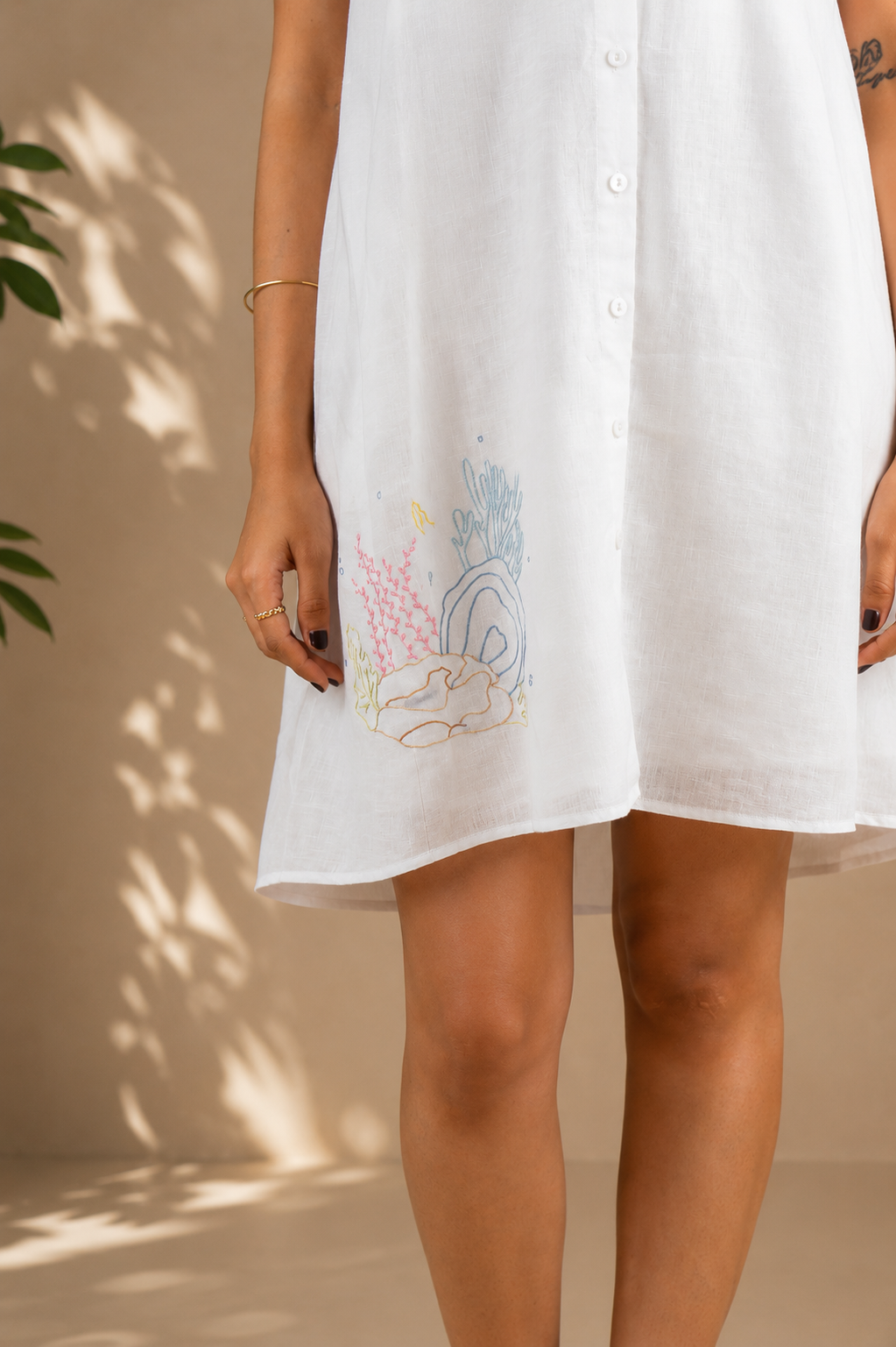 Kai Dress - white