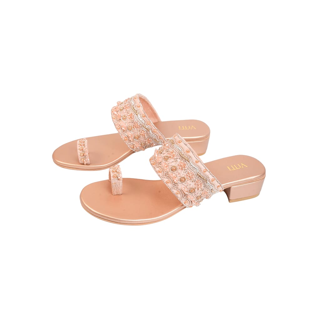 Kolhapuri Blush Reverie Heel