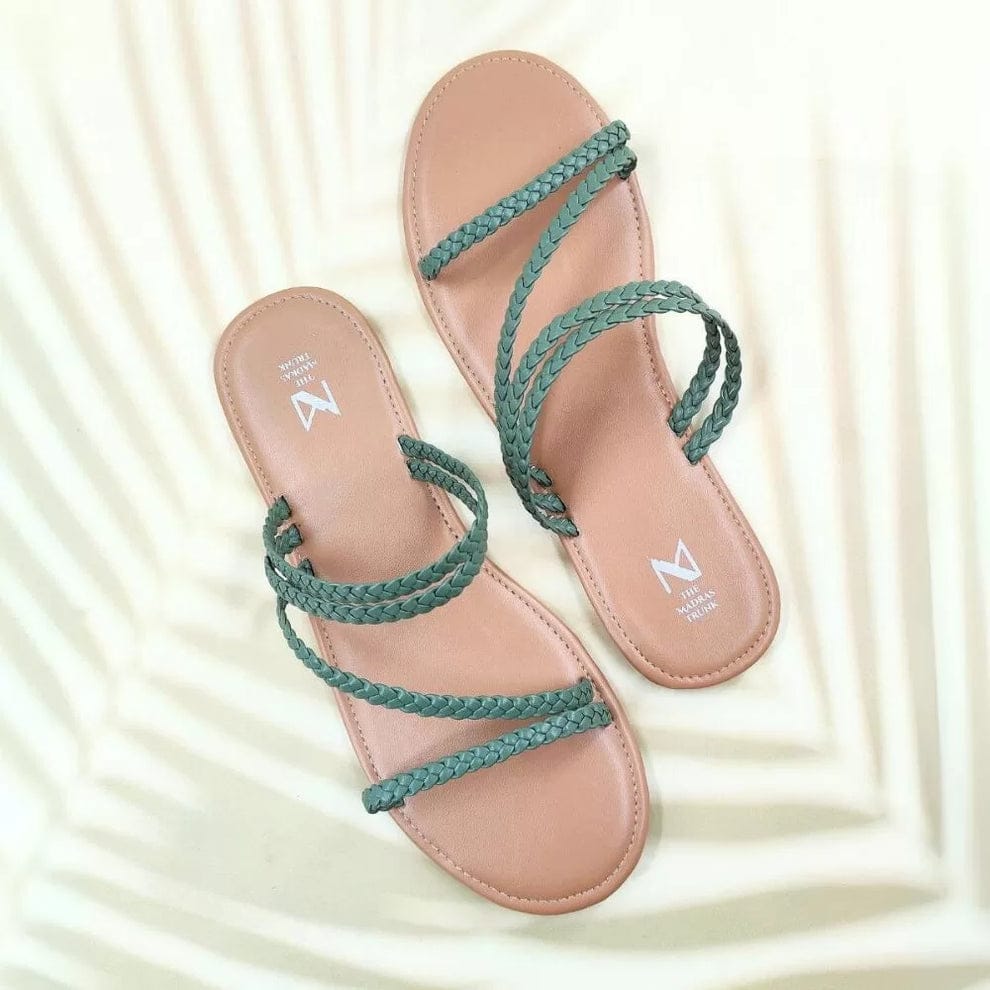 Sandal - Green Thread