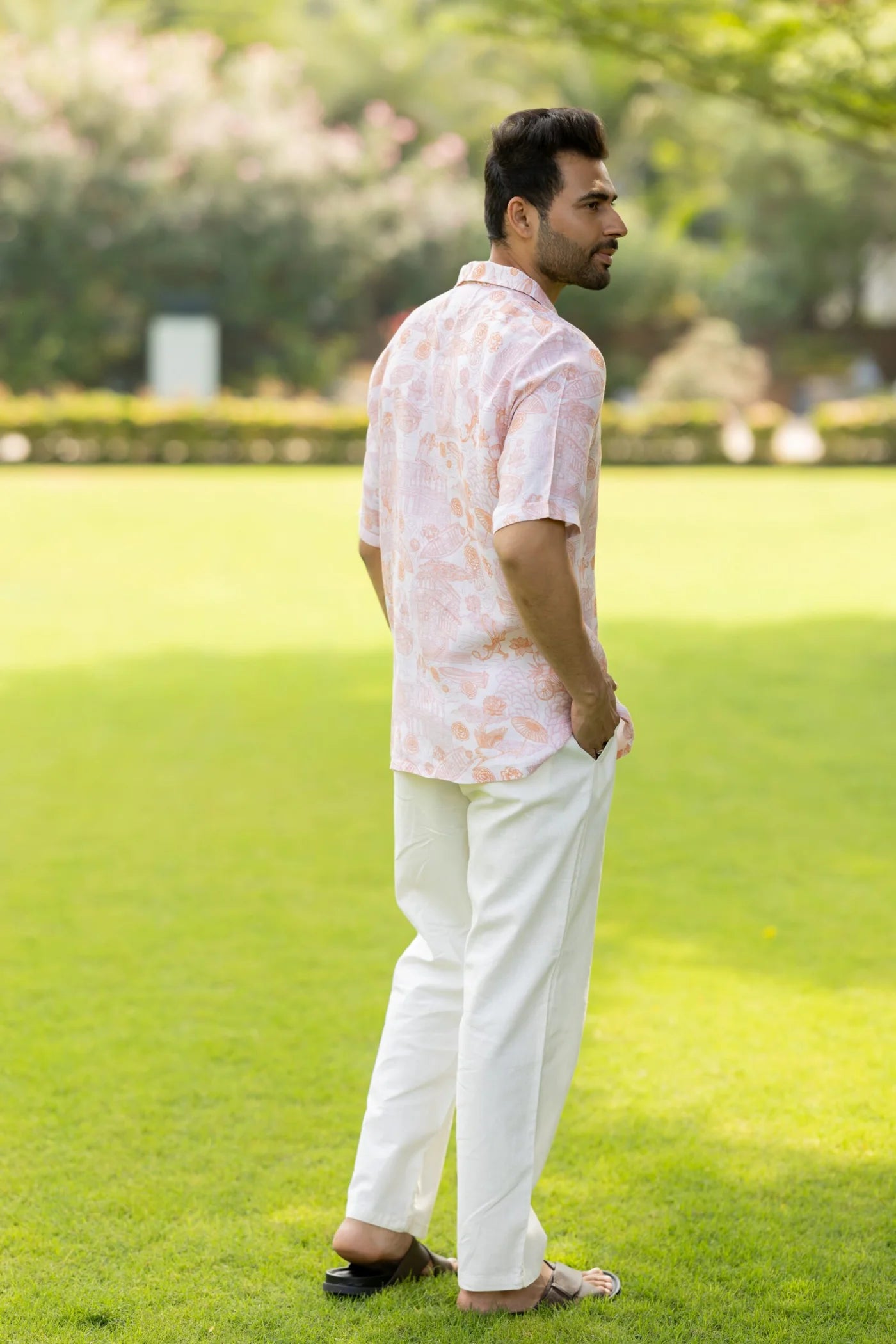Men's Shirt - Classic Collar - orange