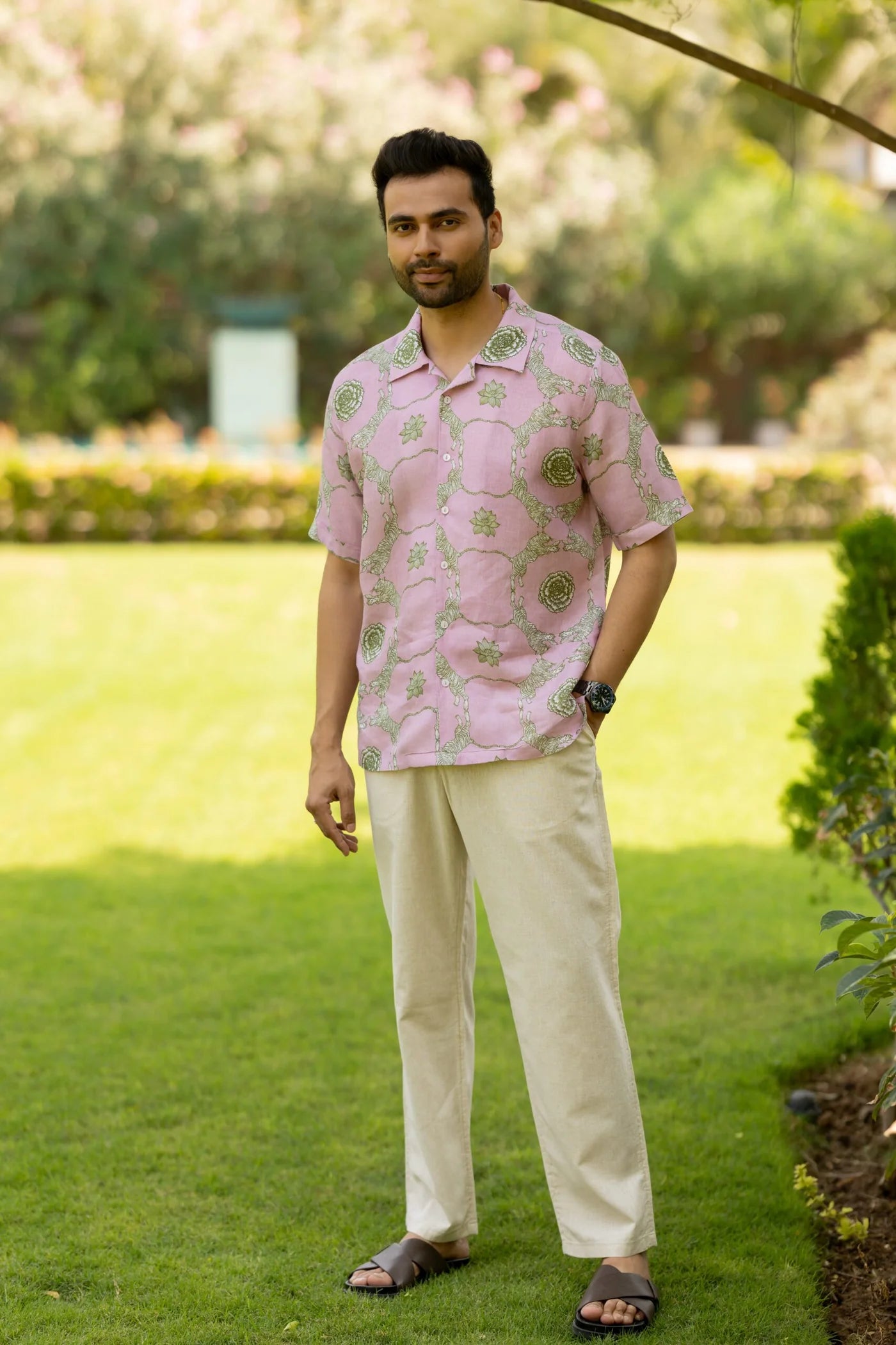 Men's Shirt - Pink Tiger