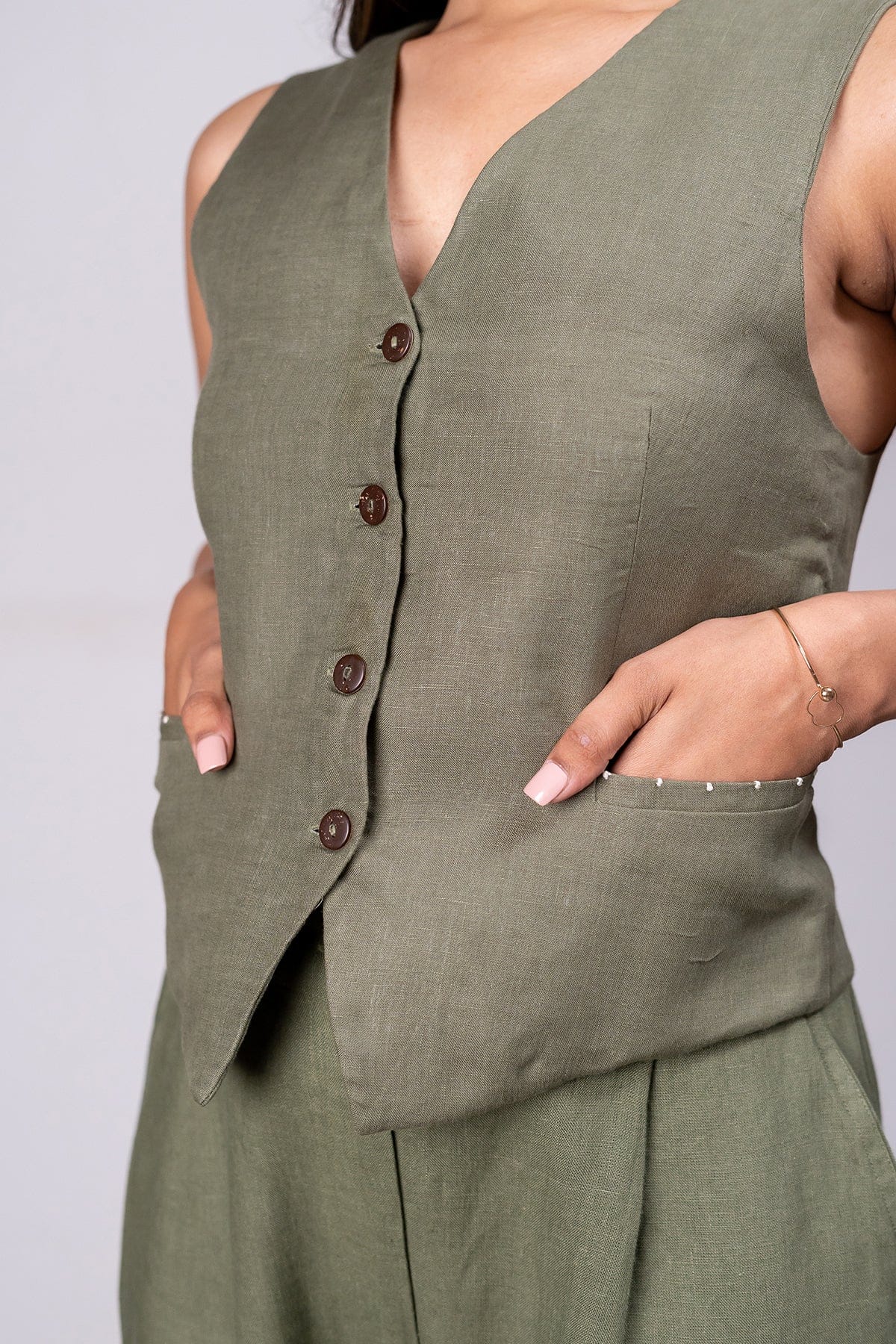 Vest - Olive green