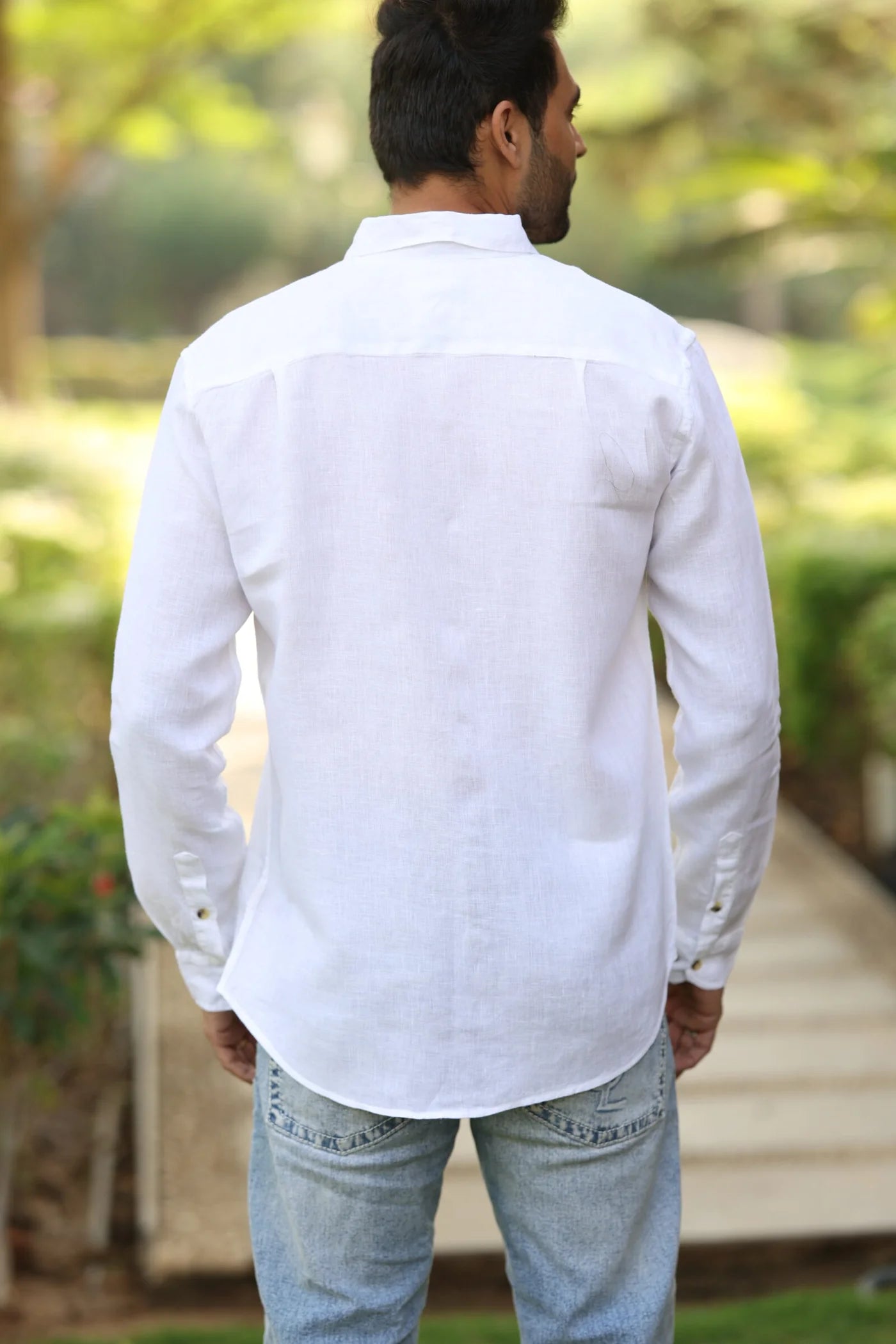 Men's Shirt - Classic Collar - White