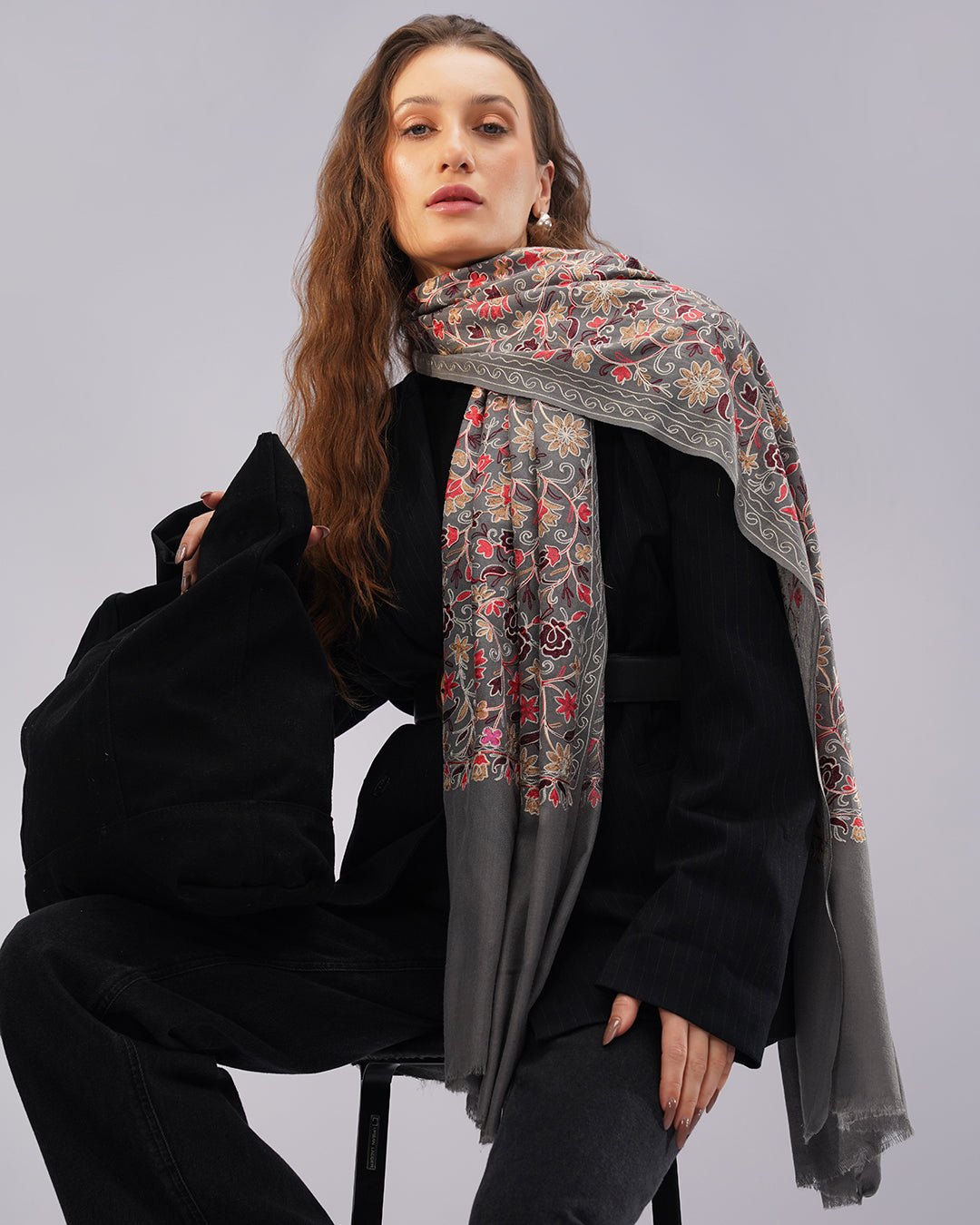 Charcoal Floral