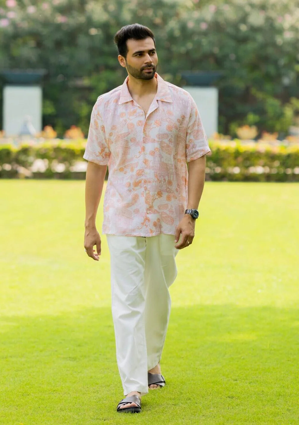 Men's Shirt - Classic Collar - orange
